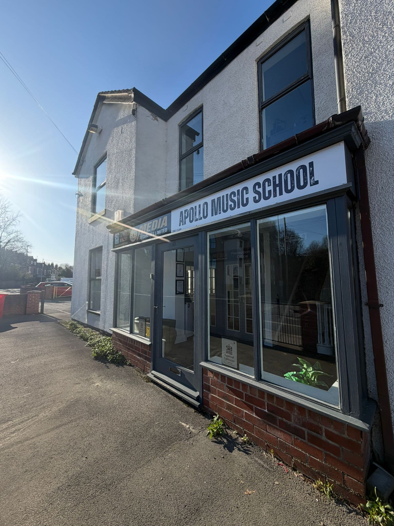 The Apollo Music School building on Wakefield Road in Pontefract